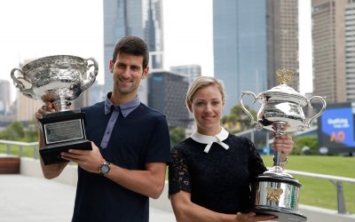 Djokovic and Kerber turn back the clock