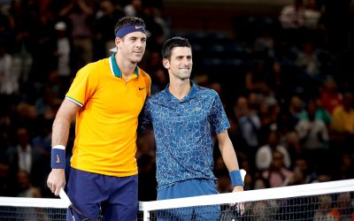 Del Potro and Djokovic put on a Show