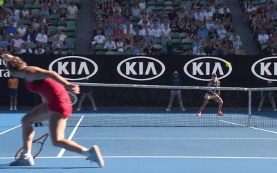 Kerber and Halep turn it up at the Australian